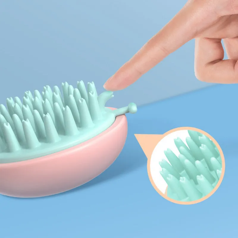 Handheld Silicone Scalp Massager and Cleaner Brush