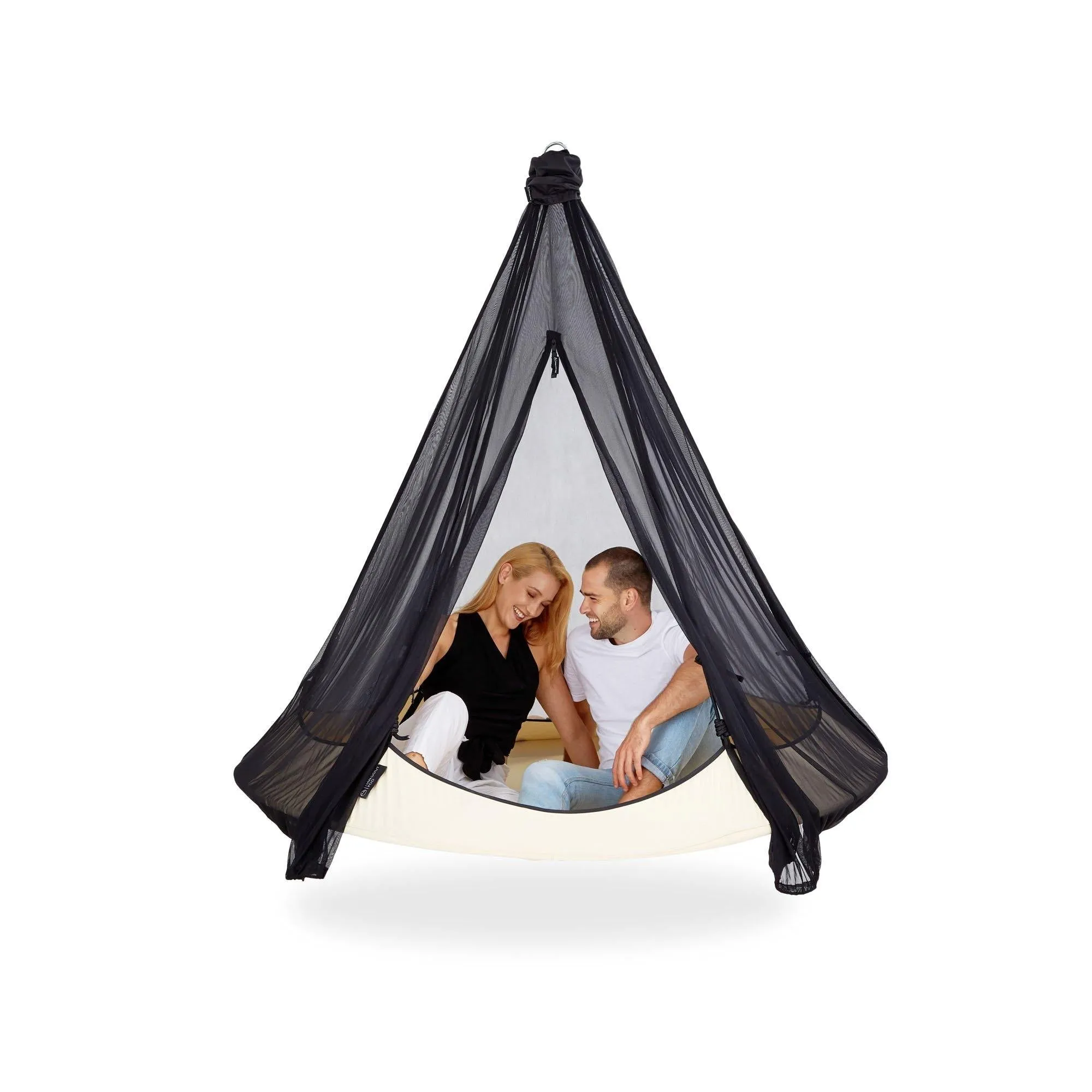 Hangout Pod Mosquito Net Black/White