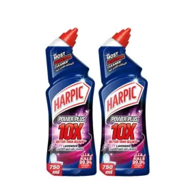 Harpic Toilet Cleaner Lavender 750ML (Twin Pack)