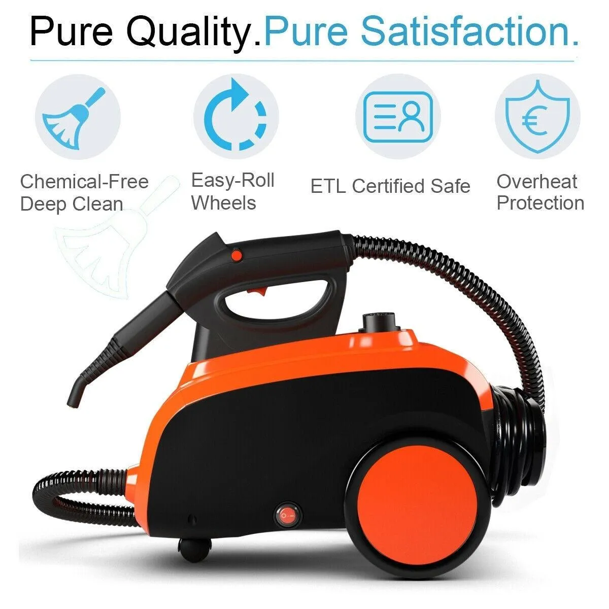 Heavy Duty Household Multipurpose Steam Cleaner with 18 Accessories 04219876