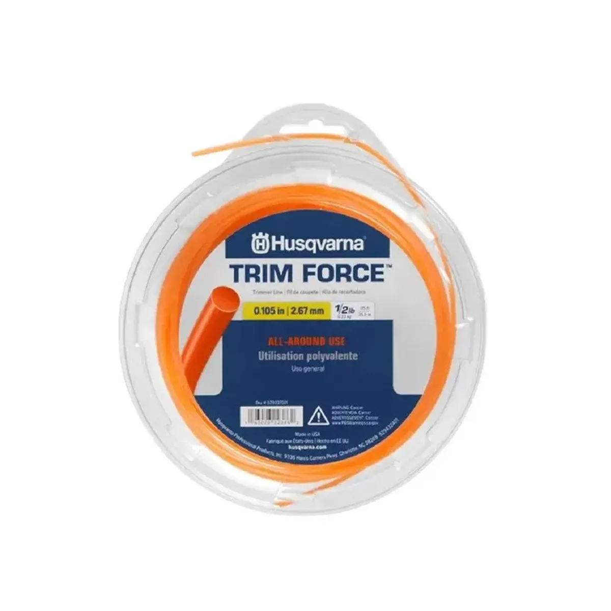 Husqvarna Trim Force Round Trimmer Line .080" x 280 ft