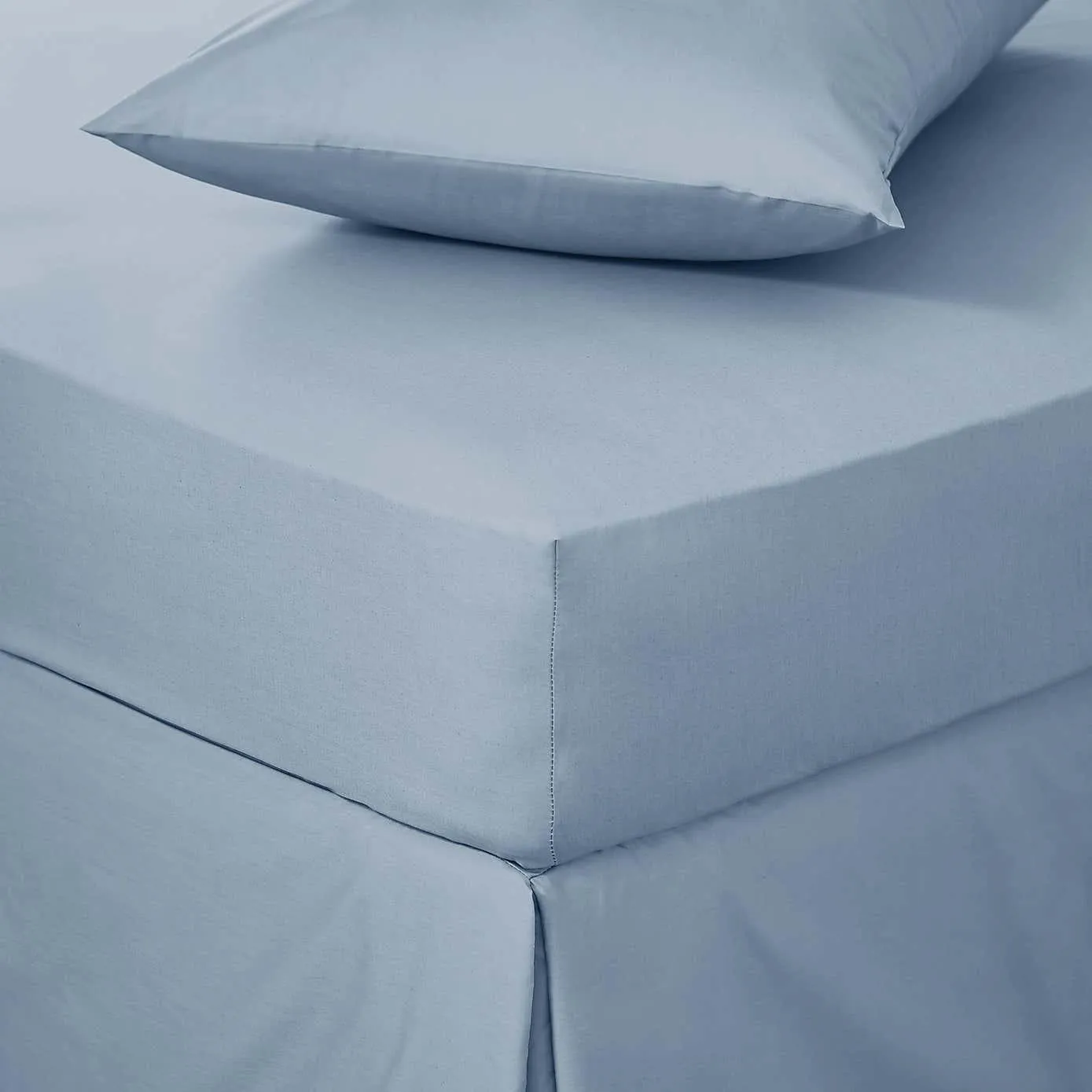 Imported Percale Sheets - Blue