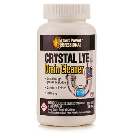 Instant Power Crystal Lye Drain Cleaner(1 lb.)