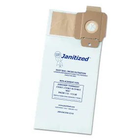 Janitized JAN-KACV30-2 Karcher/Tornado CV30/1 and CV38/1 2 Ply Vacuum Bag (10 per Pack, Case of 10 Packs)