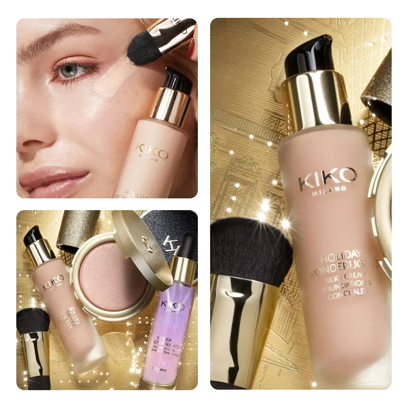 KIKO Milano Holiday Wonderlights Silky Glow Foundation & Concealer