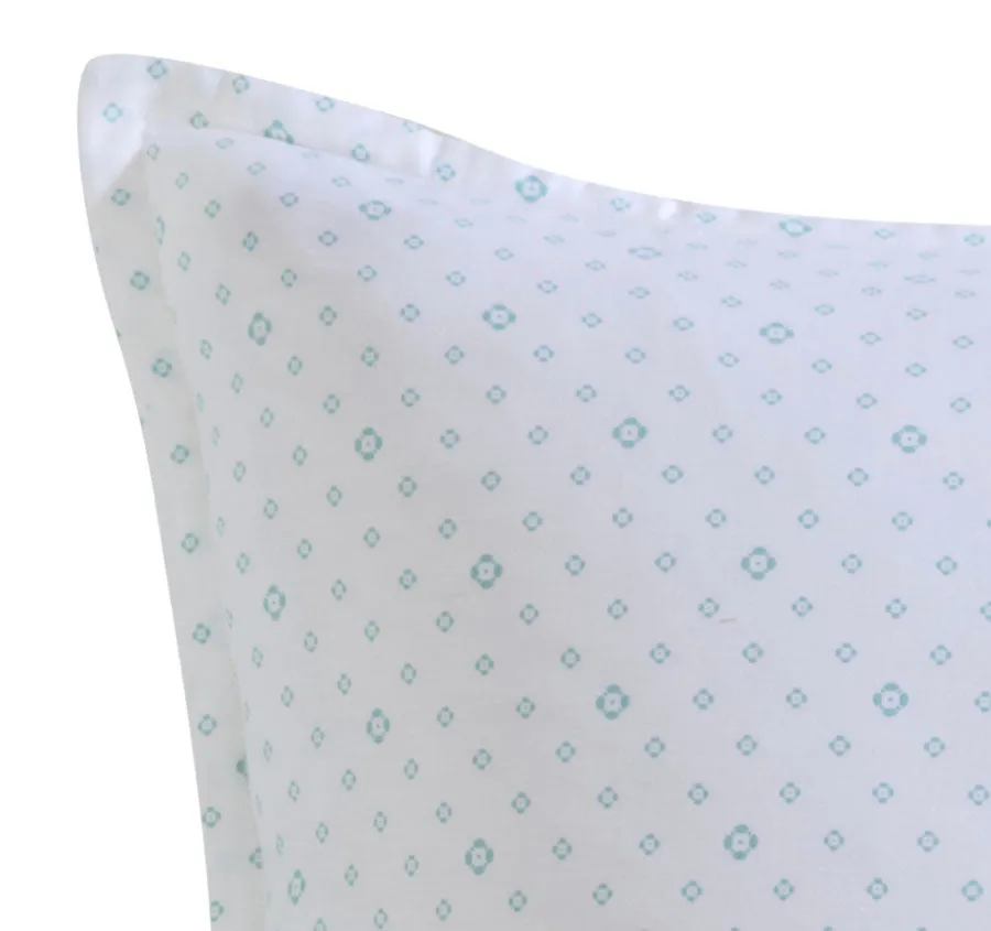 Kinobo European Pillowcase Blue