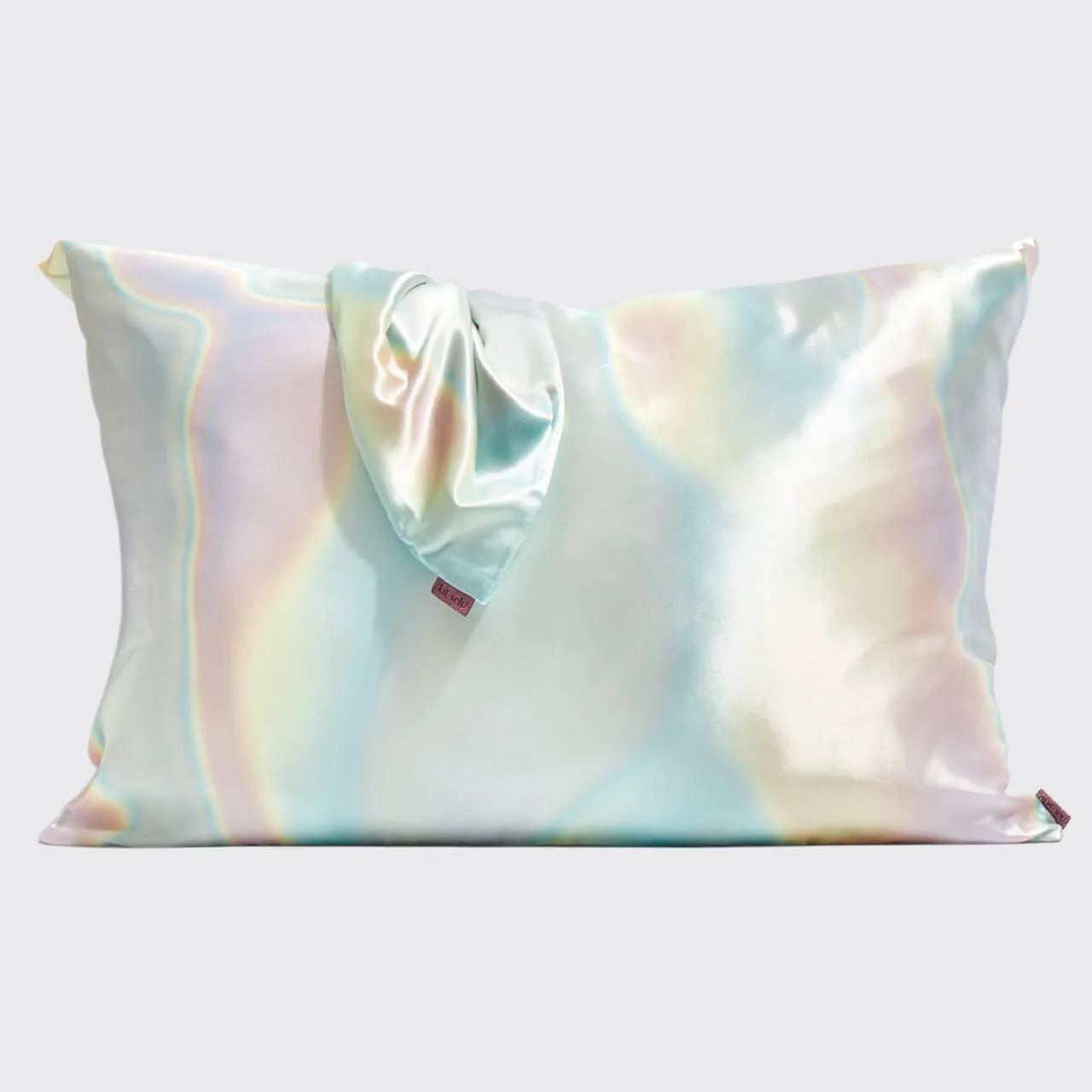 Kitsch Well Rested Satin Pillowcase and Pillow Scrunchie 2pc - Aura