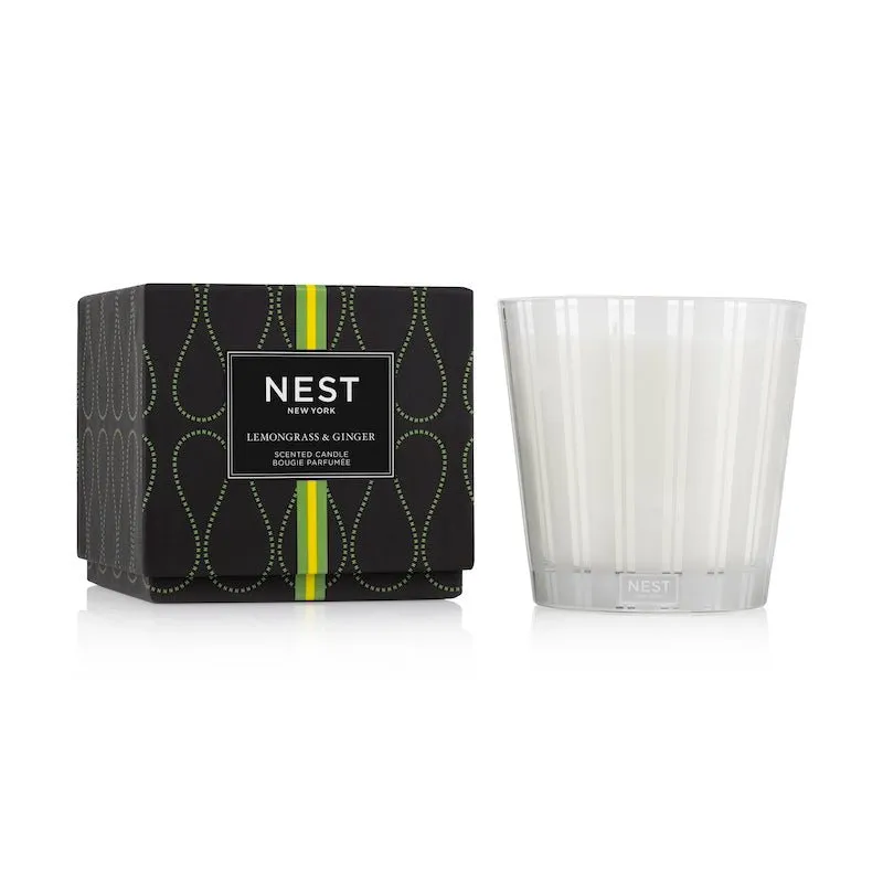 Lemongrass & Ginger 3-Wick Candle by Nest