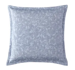 Leoni European Pillowcase Blue