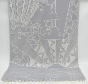 Light Gray Sunrise 100% Cotton Towel