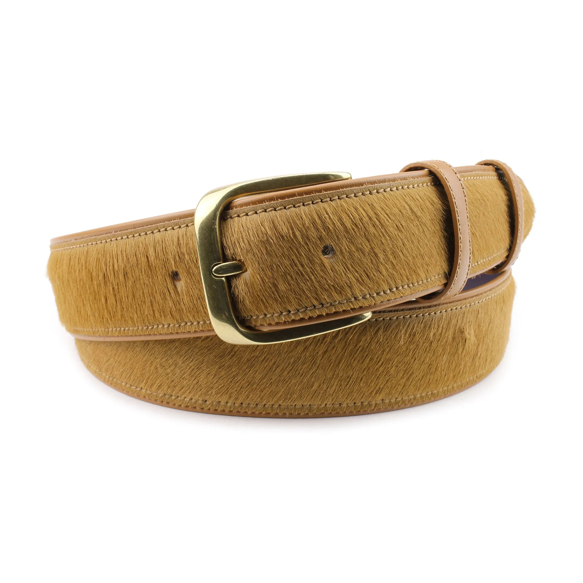 Light Tan Pony hair Belt