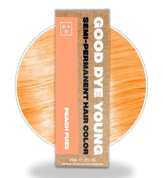 Lighter Daze Semi-Permanent Hair Dye - Light Orange Peach Fuzz - Good Dye Young