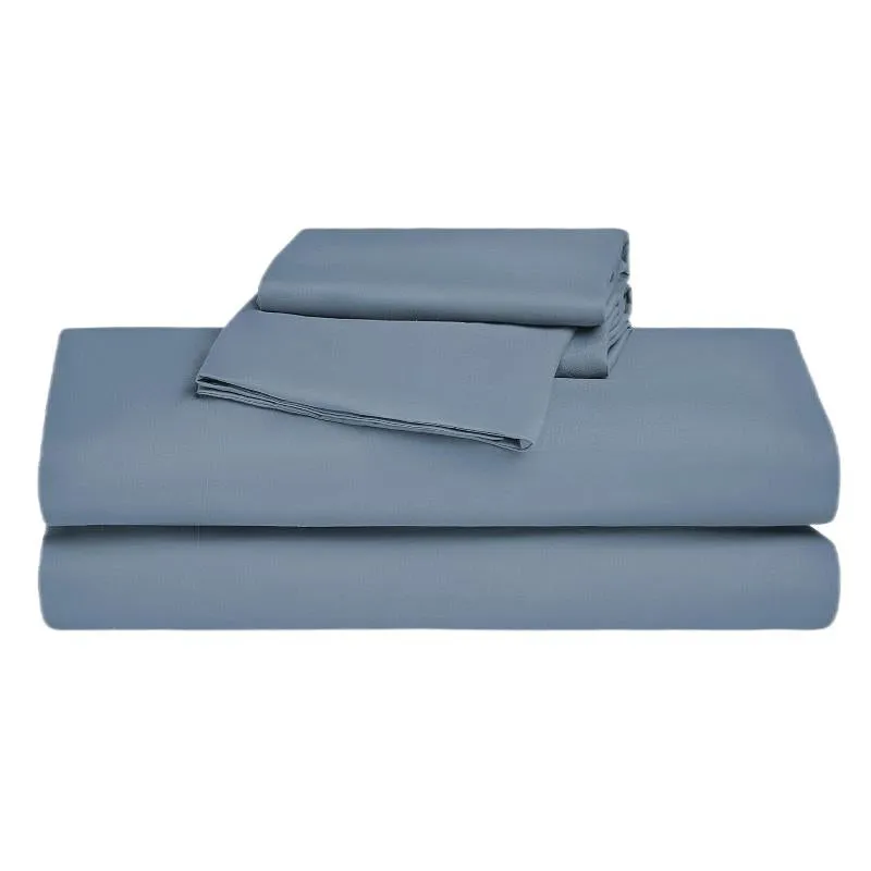 Lightweight Microfiber Sheets Set Blue with Pillowcases