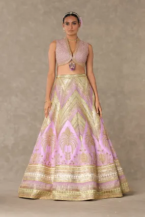 Lilac 'Anar-Phool' Lehenga Set