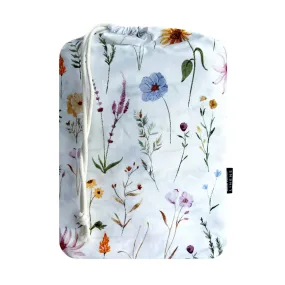 Little Human Linens Waterproof Cot Sheet - Wildflower