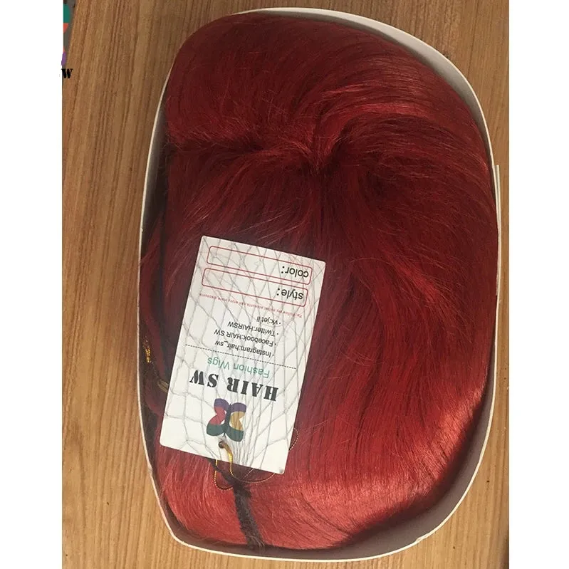 Long Wavy Jessica Rabbit Red Wig - heat resistant