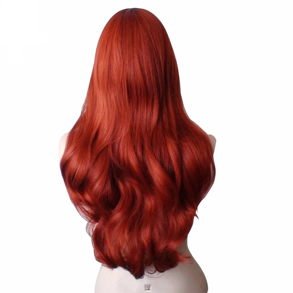 Long Wavy Jessica Rabbit Red Wig - heat resistant