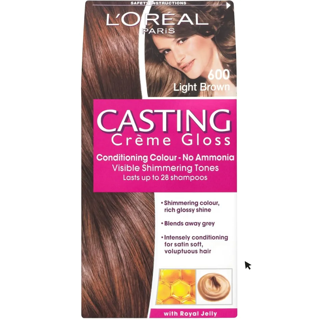 L'Oreal Paris Casting Creme Gloss Conditioning Colour 600 Light Brown (T)