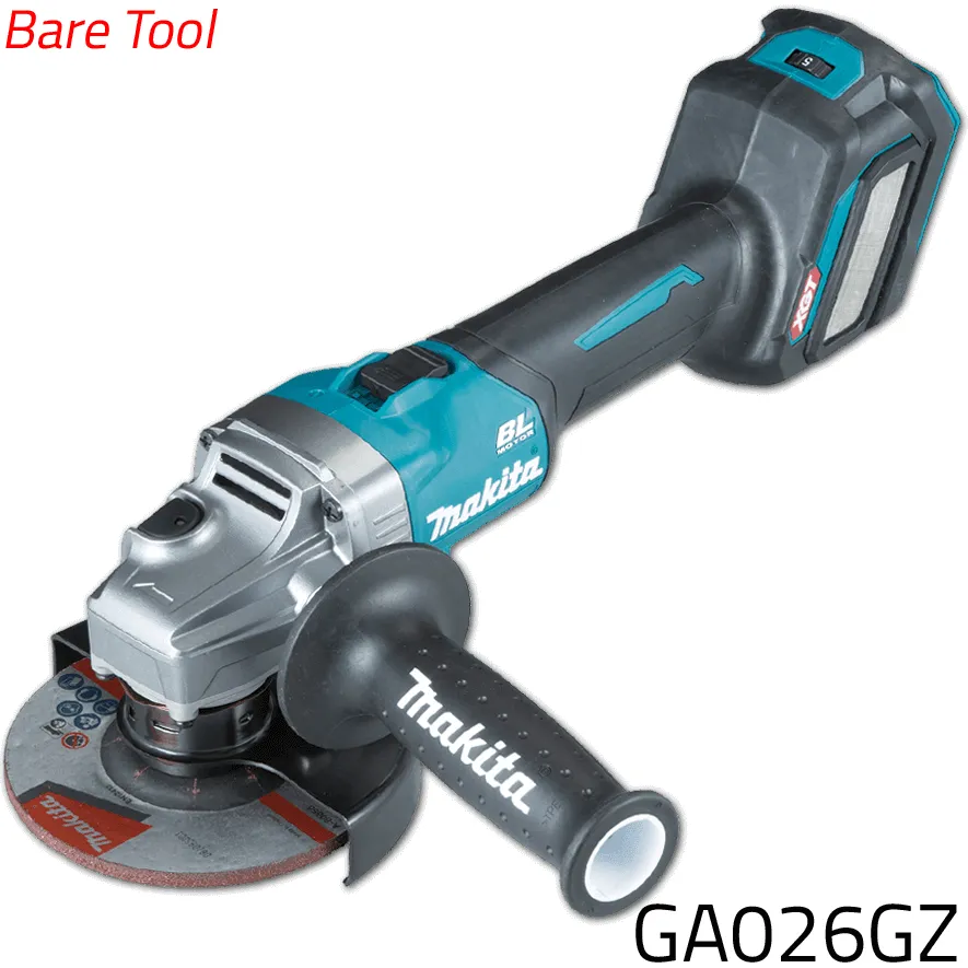 Makita GA026GZ 40V Cordless Angle Grinder (Slide Switch) XGT [Bare Tool]