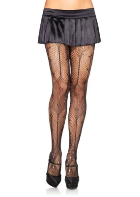 Medallion Net Crochet Pantyhose