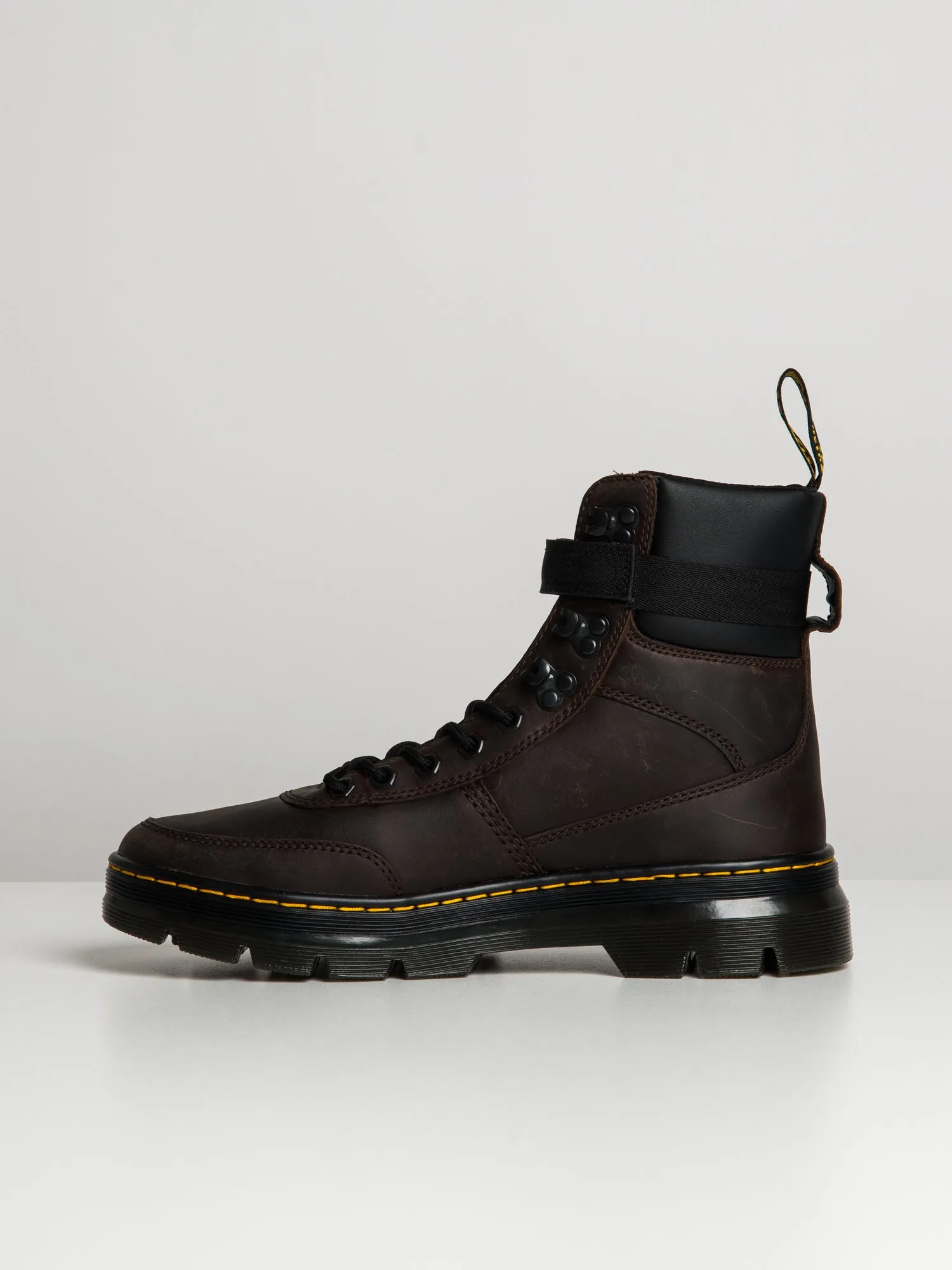 MENS DR MARTENS COMBS TECH LEATHER CRAZY HORSE BOOTS - CLEARANCE