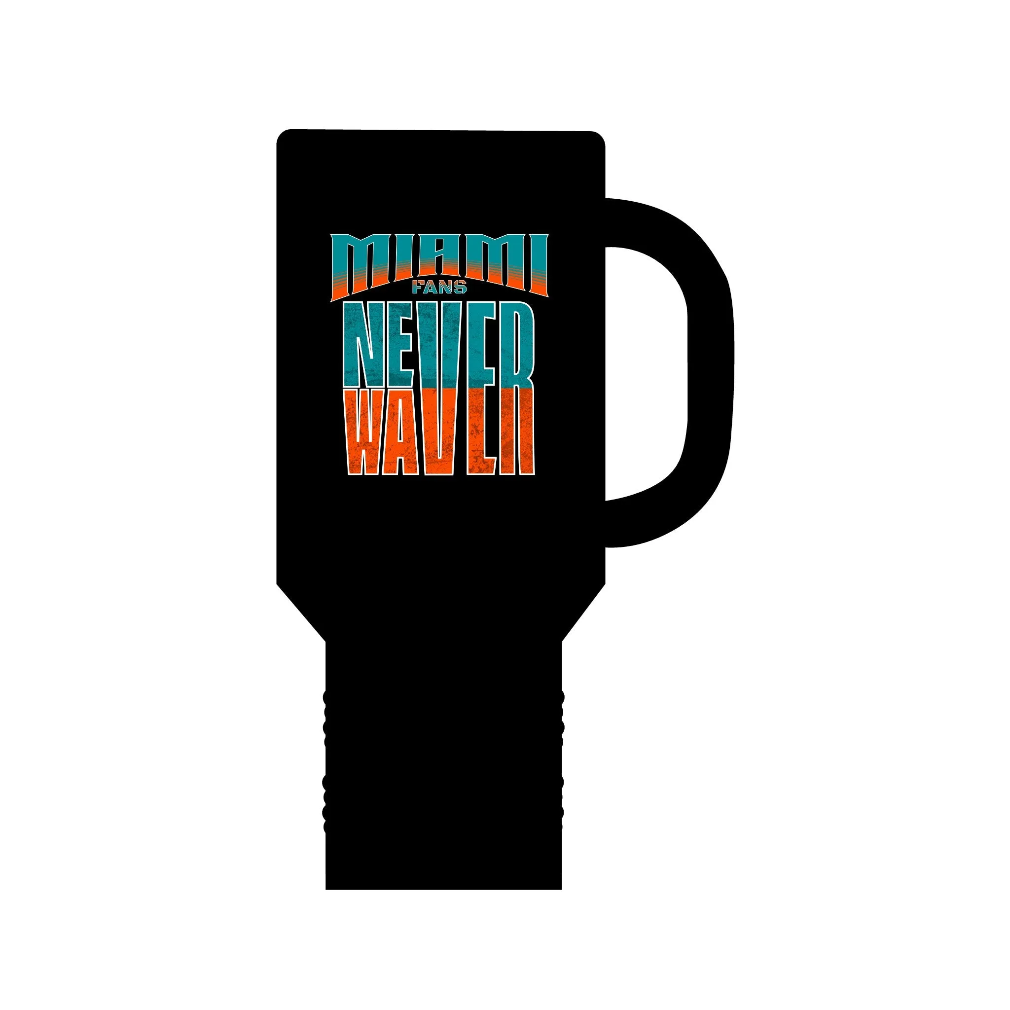 Miami Fans Never Waver Insulated Travel Mug, 40oz