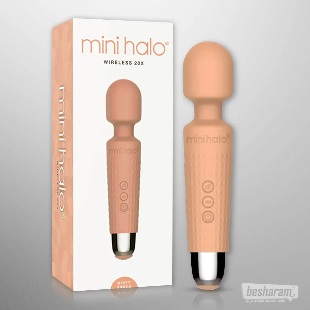 Mini Halo Wireless Wand Vibrator