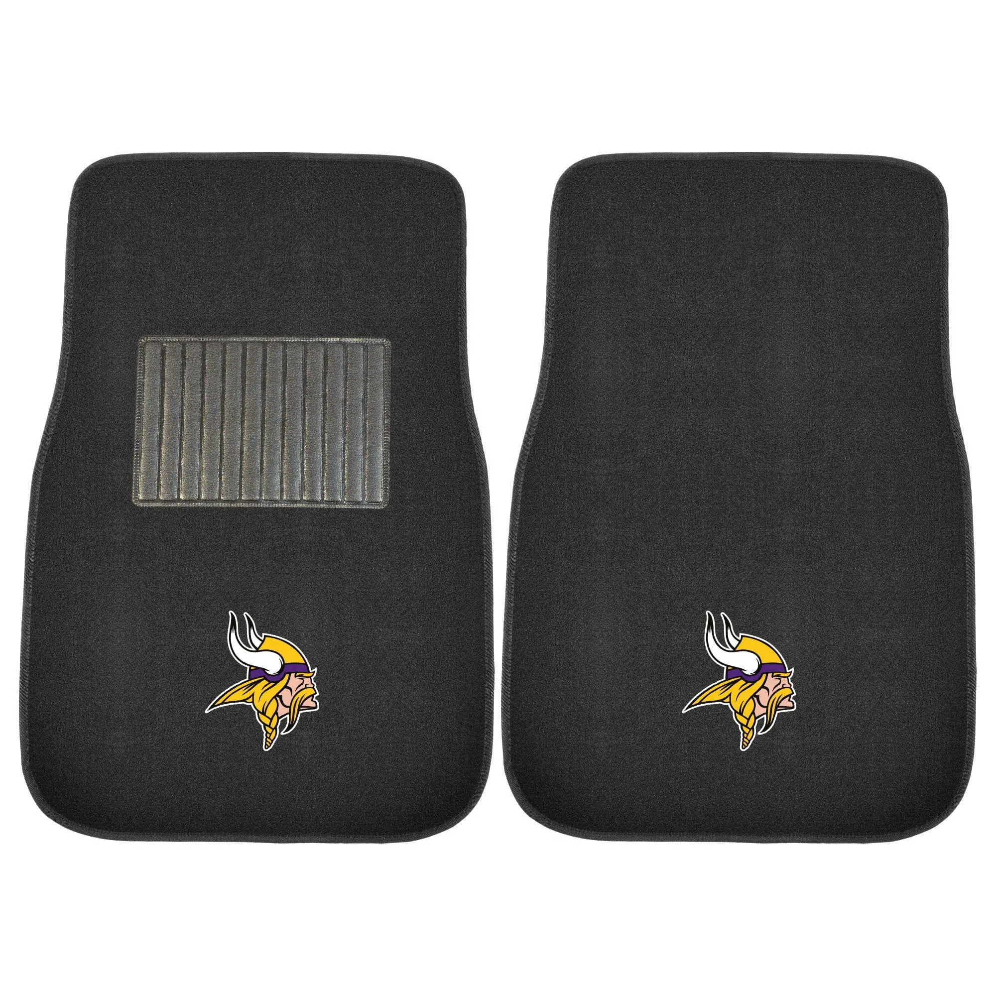 Minnesota Vikings Embroidered Car Mat Set - 2 Pieces