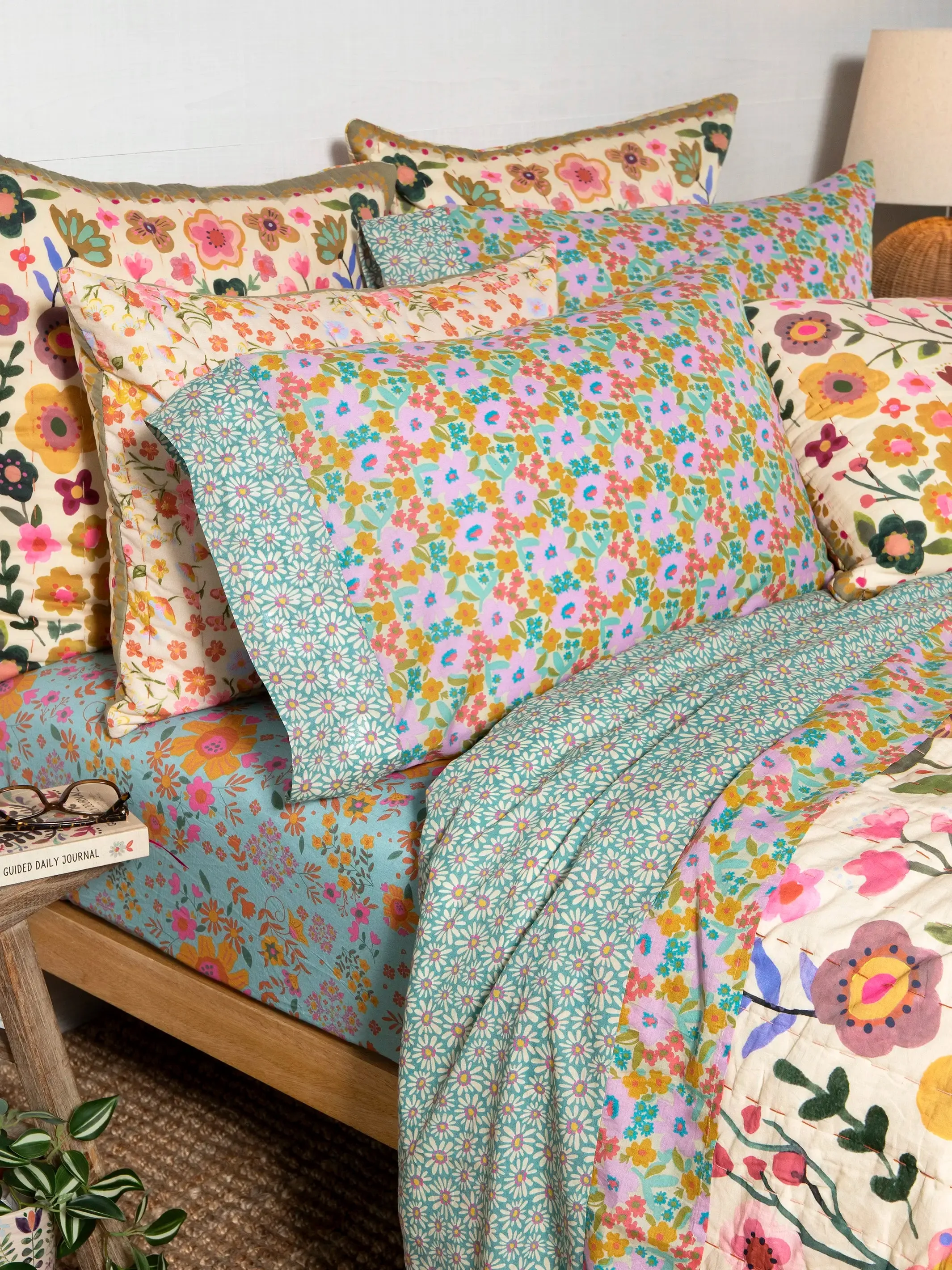 Mix & Match Cotton Sheet Bundle - Daisy