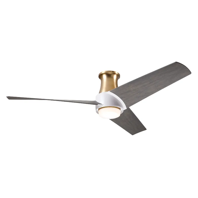 Modern Fan Ambit Flush DC 56" Ceiling Fan with LED Light Kit