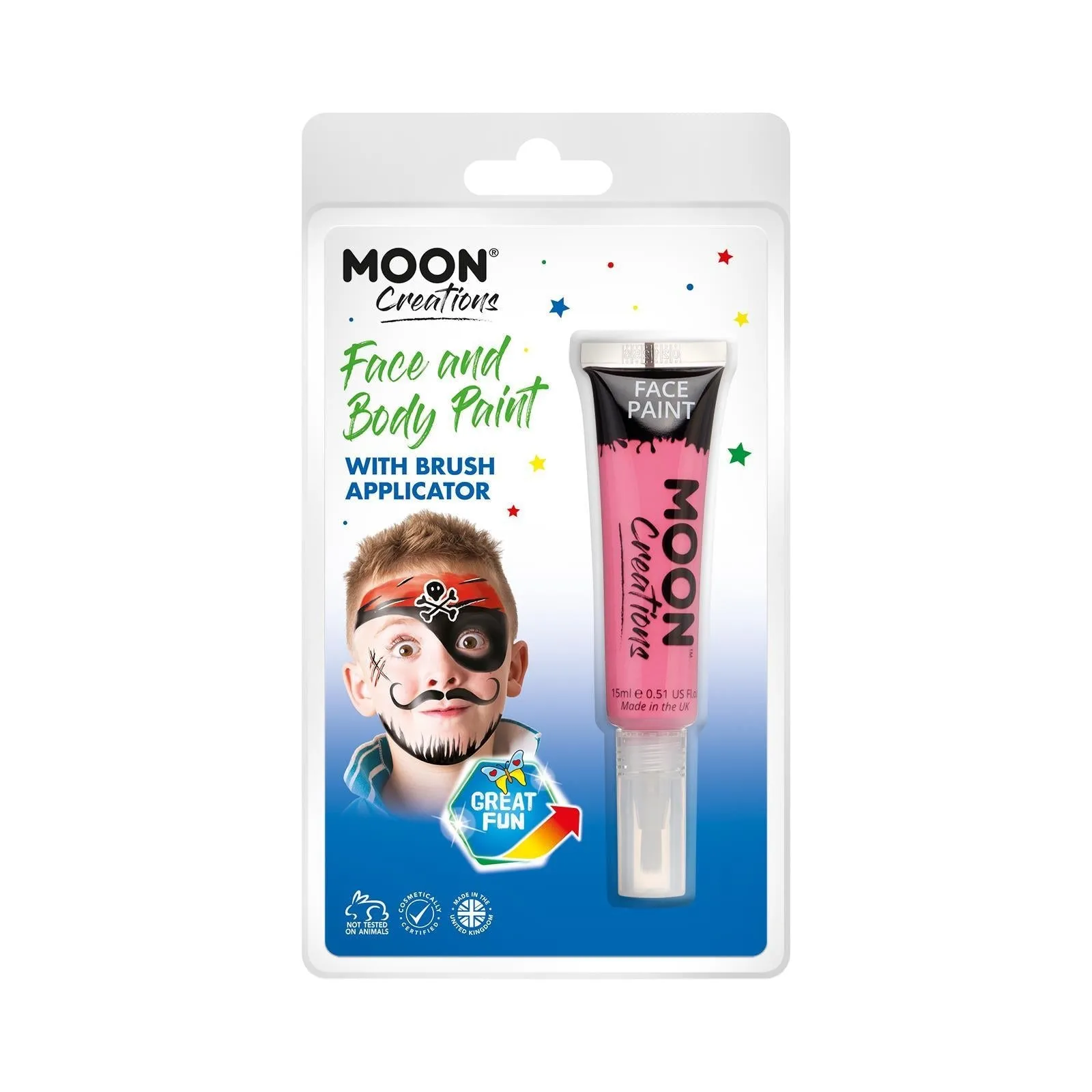 Moon Creations Face & Body Paints, Hot Pink