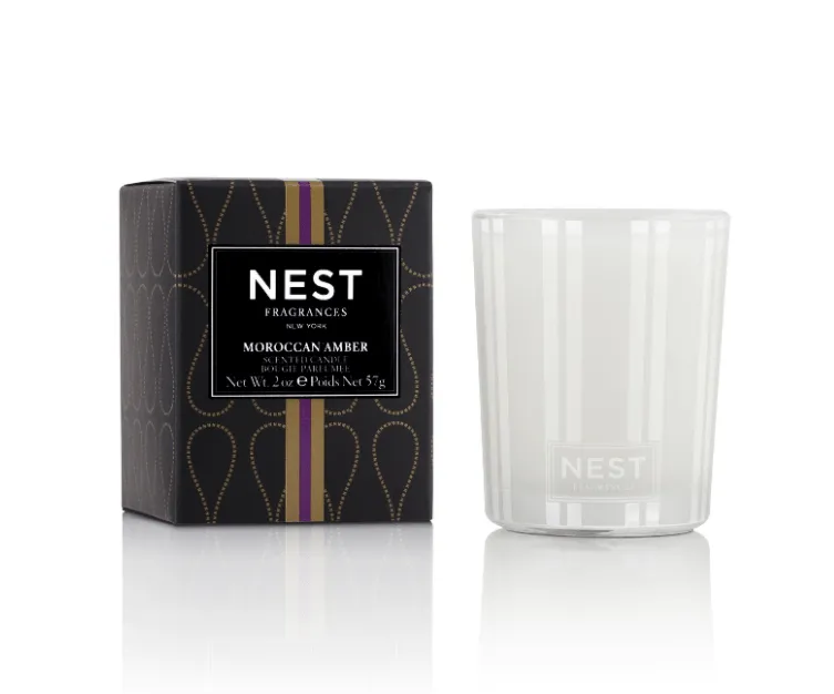 Moroccan Amber Votive Candle by Nest