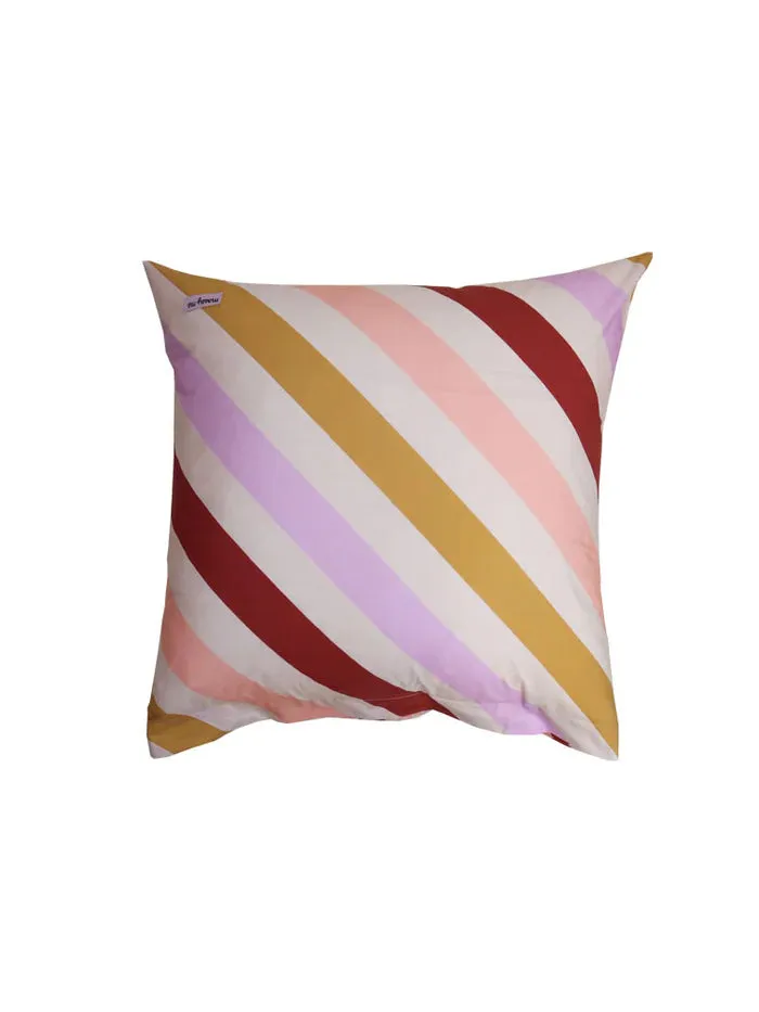 Mosey Me Crimson Maypole Euro Pillowcase Set