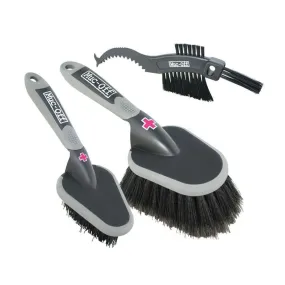 Muc-Off 3x Premium Brush Kit