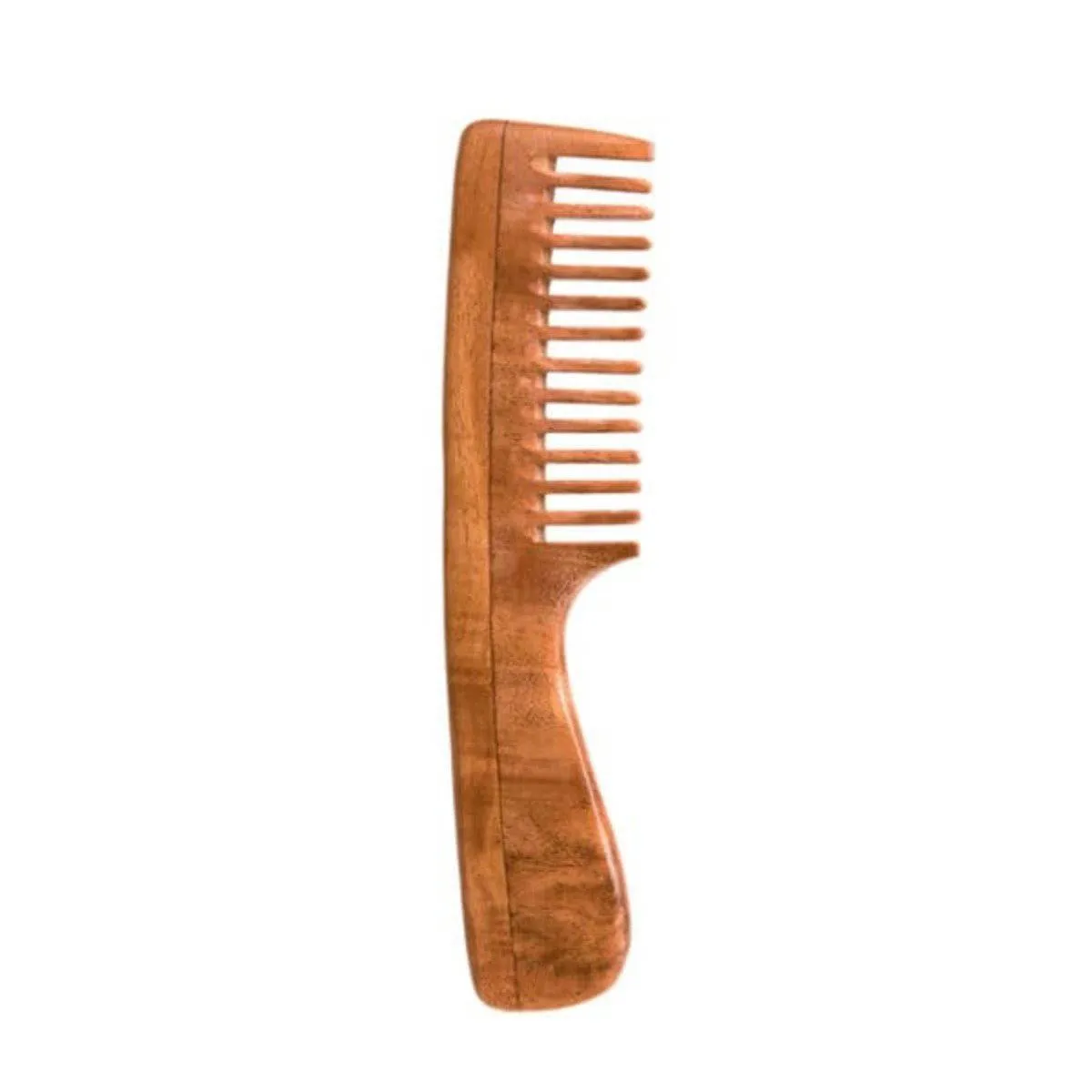 Neem Wood Comb - 1 Fine Tooth & 1 Wide Tooth