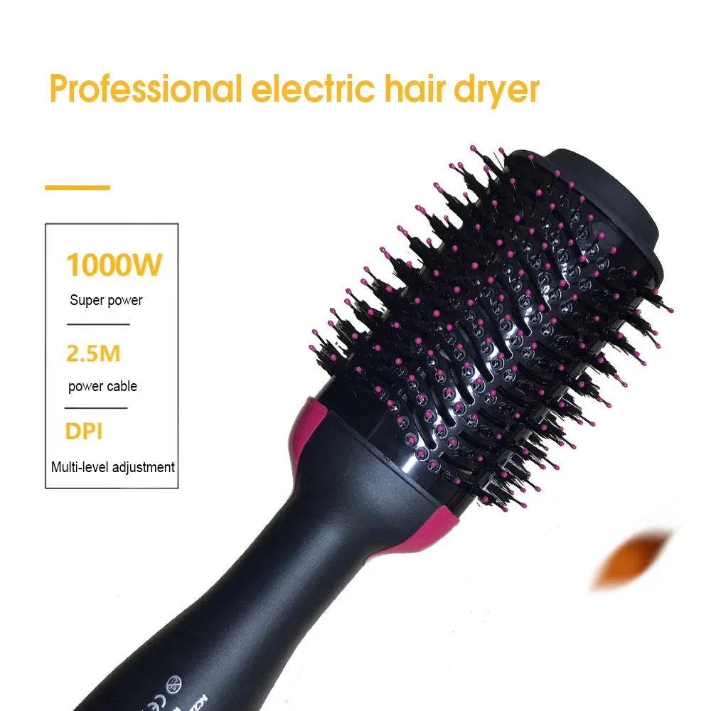 (NET) Hair Dryer And Styler Hot Air Brush- 1000W / KN-246