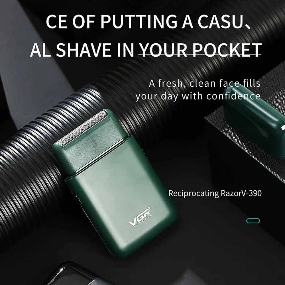 (NET) VGR Compact Portable Electric Shaver Machine For Men / V-390