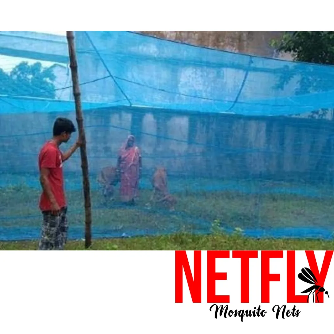 NETFLY Animal Mosquito Net for Dairy Farm for Horse/Cow/Buffalo and Infant (10x10x10 ft)