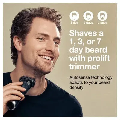 New - Braun Series 9-9477cc Pro Men's Rechargeable Wet & Dry Electric Foil Shaver with ProLift Trimmer, PowerCase, & SmartCare Center