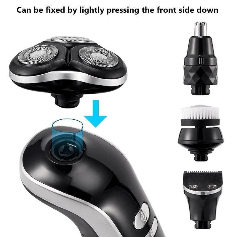 New Electric Shaver For Men 4D Electric Beard Trimmer USB