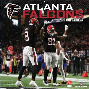 NFL Atlanta Falcons Wall 2025 Calendar - Online Exclusive