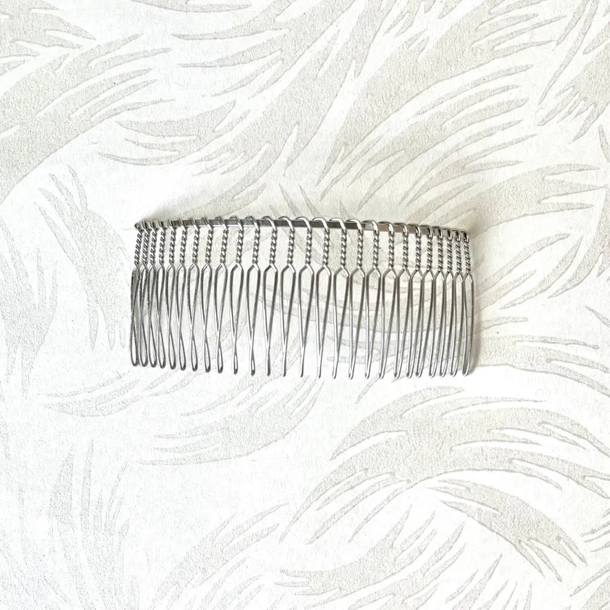 Nickel Plated Wire Hair Combs