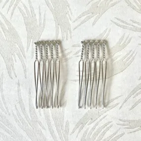 Nickel Plated Wire Hair Combs