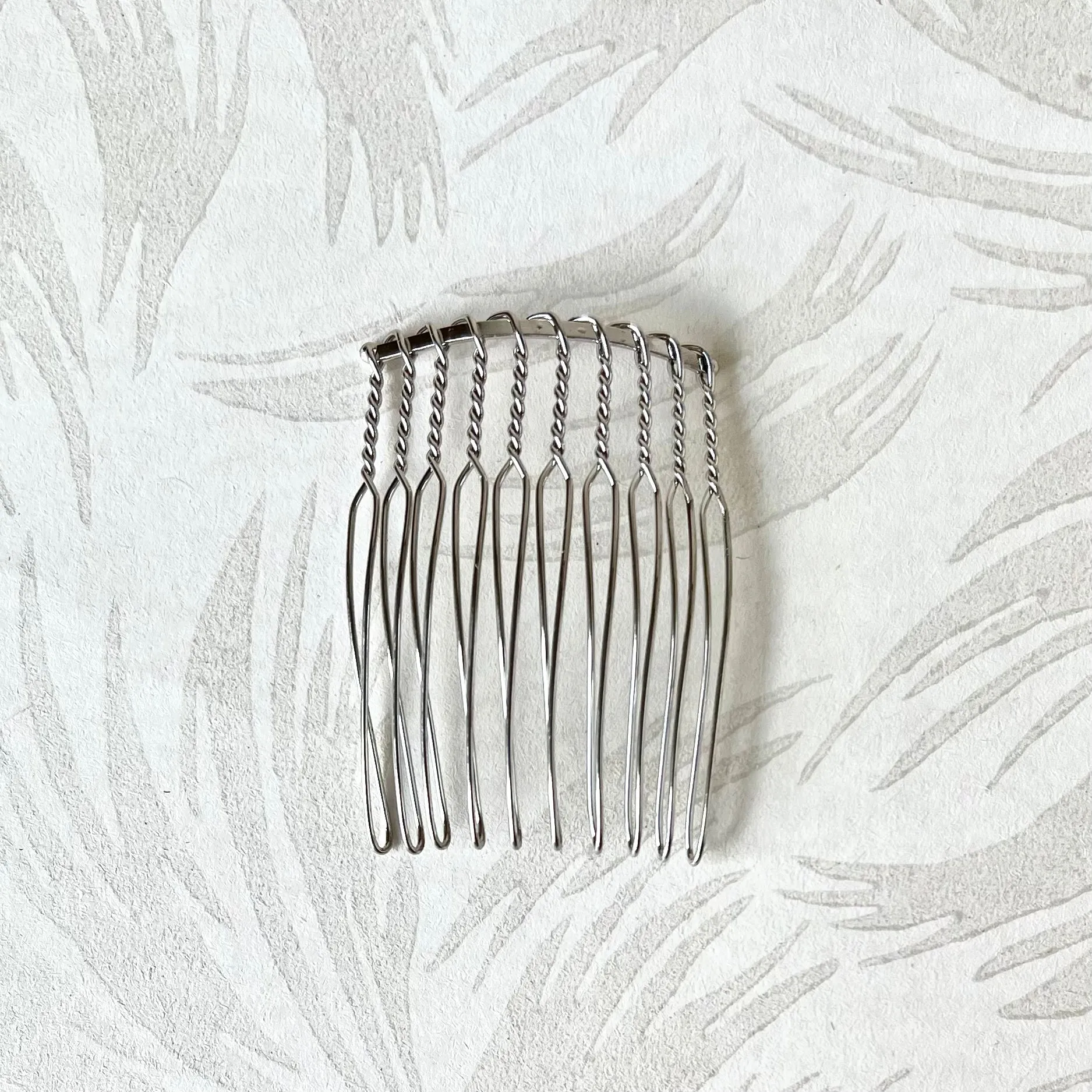 Nickel Plated Wire Hair Combs