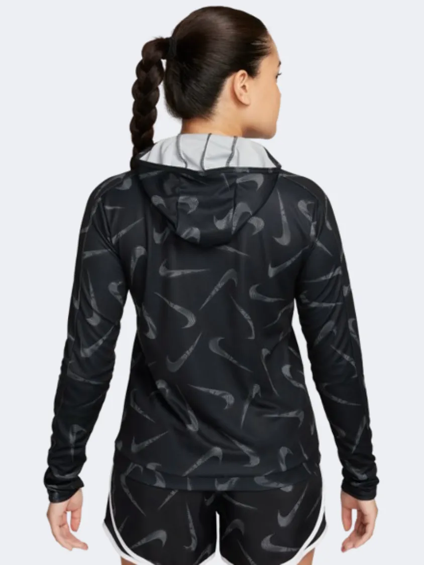 Nike Swoosh Women Running Hoody Black