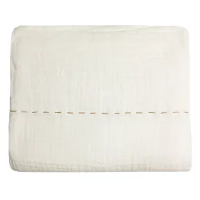 Numero 74 Top Flat Bed Sheet Embroidery White