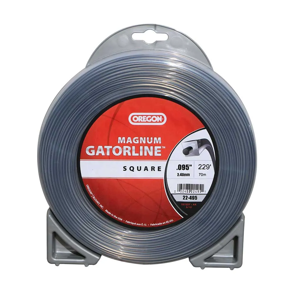 Oregon .095" SQUARE Magnum Gatorline Trimmer Line 1lb roll