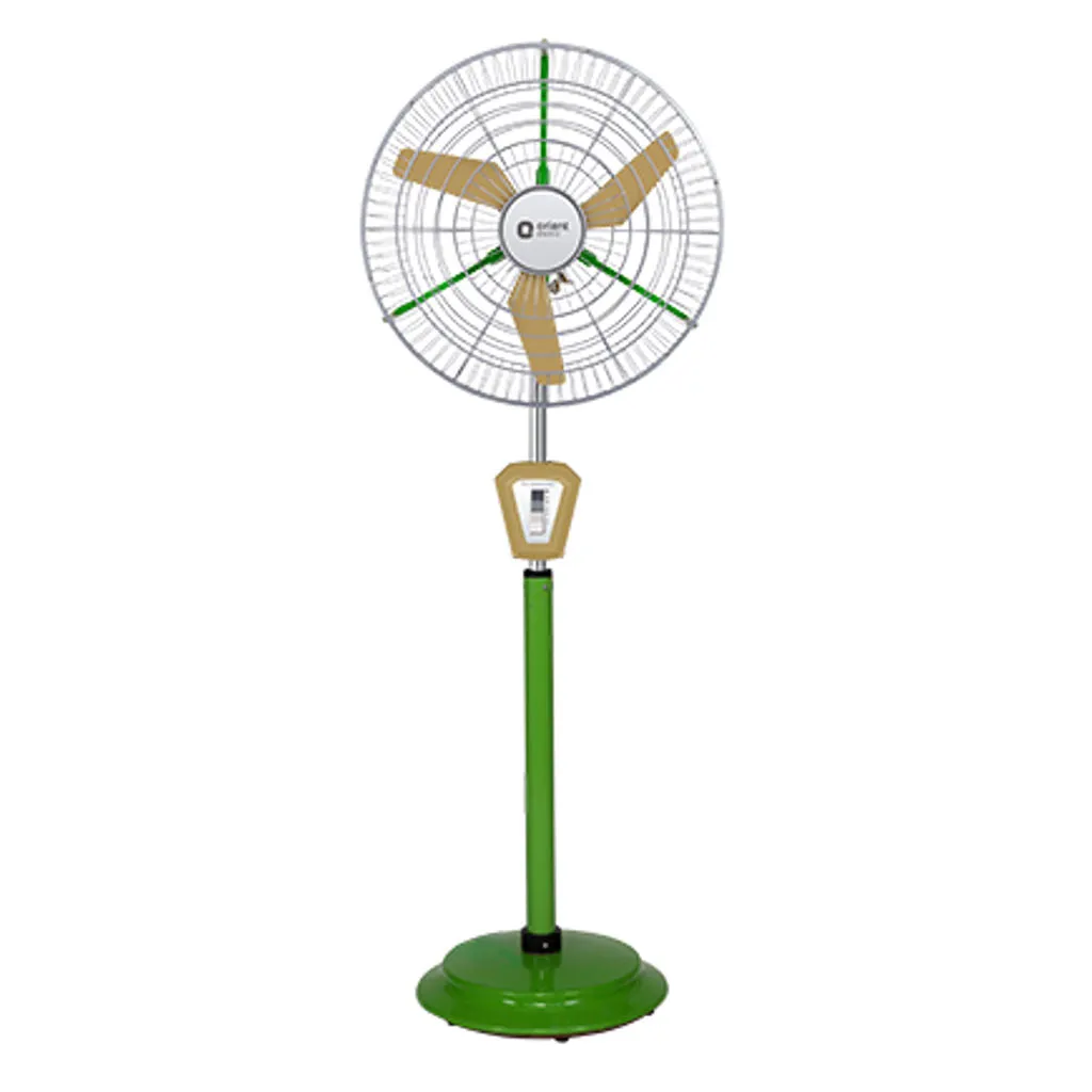 Orient Electric Thunderstorm Pedestal Fan 24Inch Parrot Green