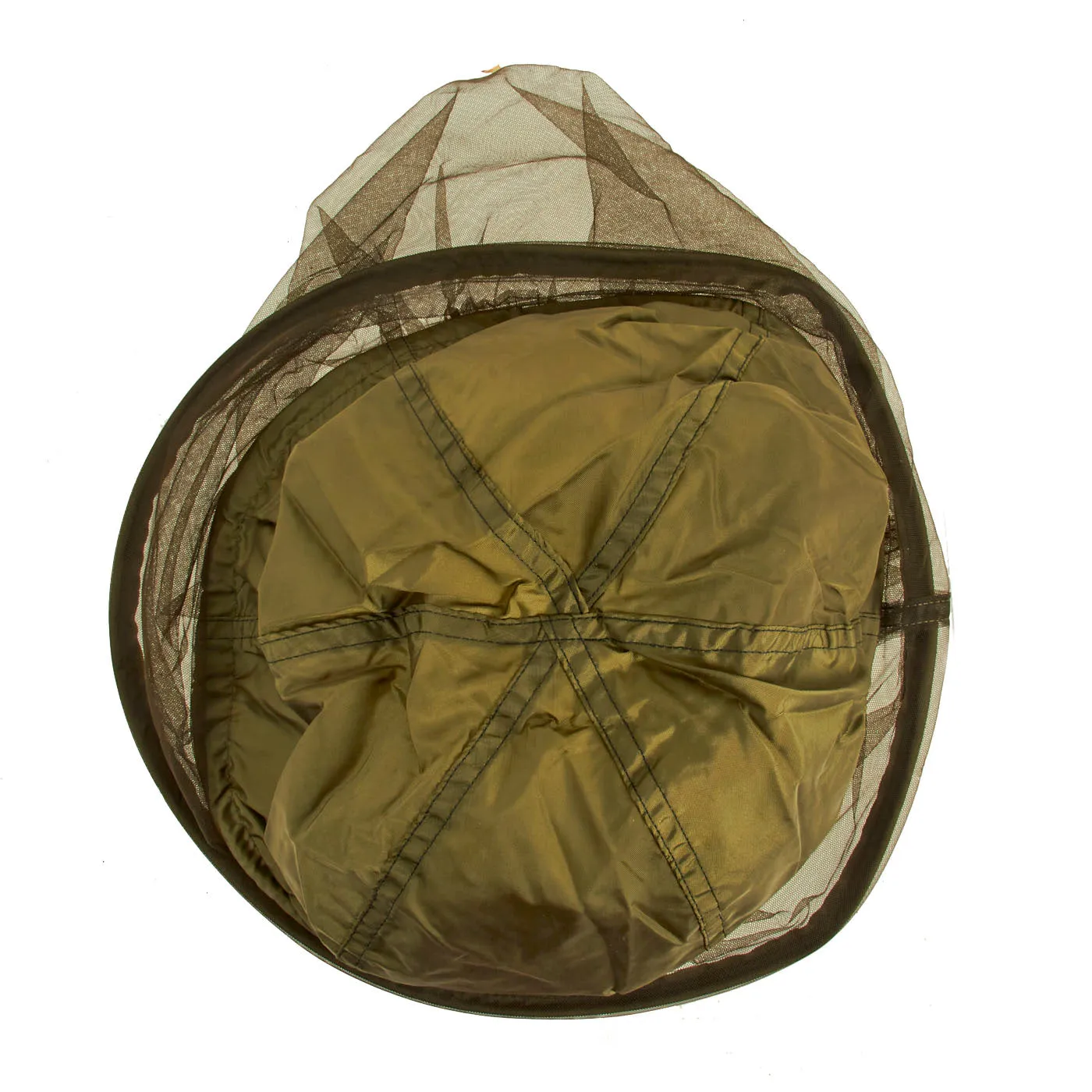 Original U.S. Vietnam War Era Helmet Style Mosquito and Insect Protective Net