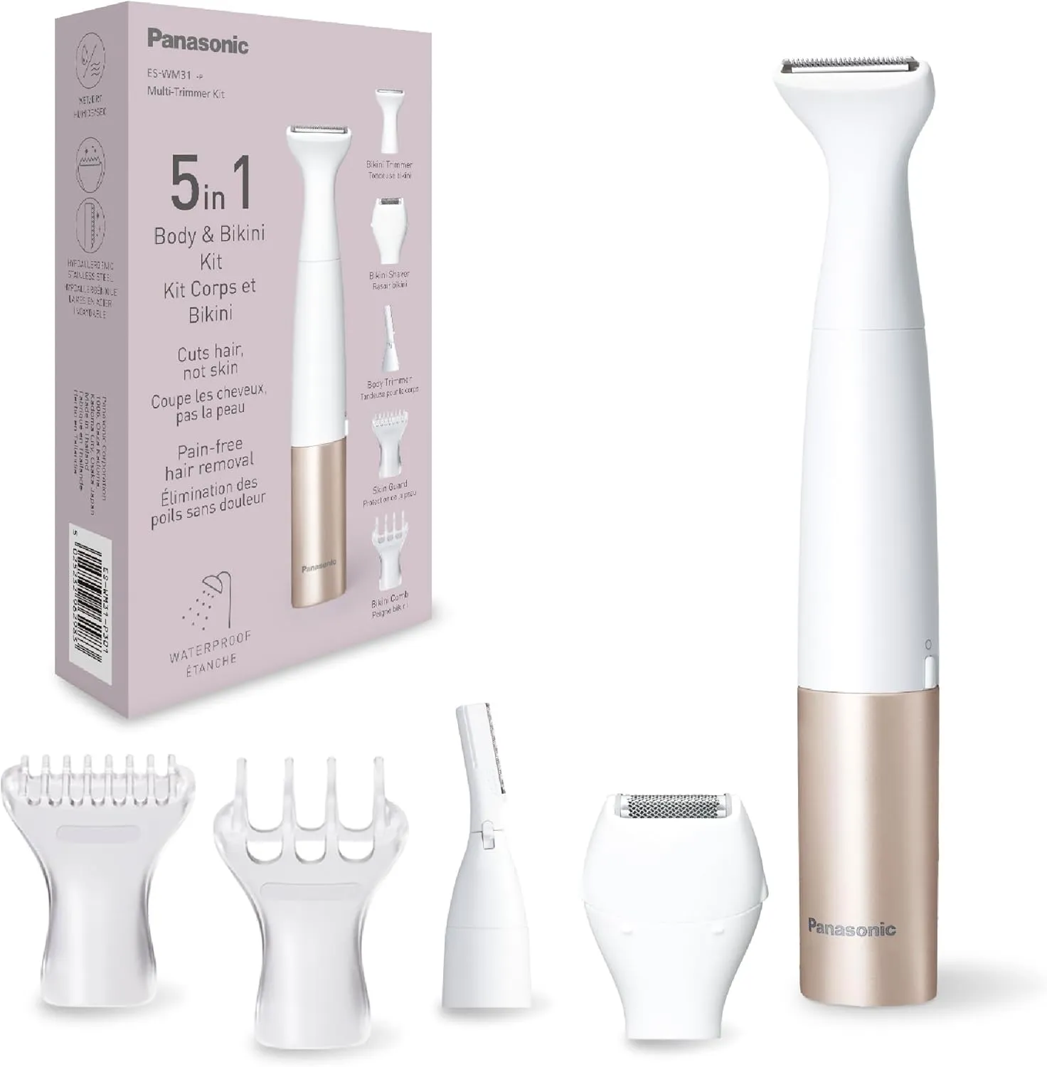 Panasonic ES-WM31 Women's Hair Remover &amp; Bikini Kit